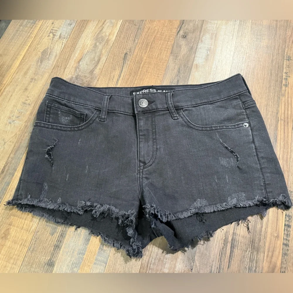 Black express jean shorts - Picture 5 of 5